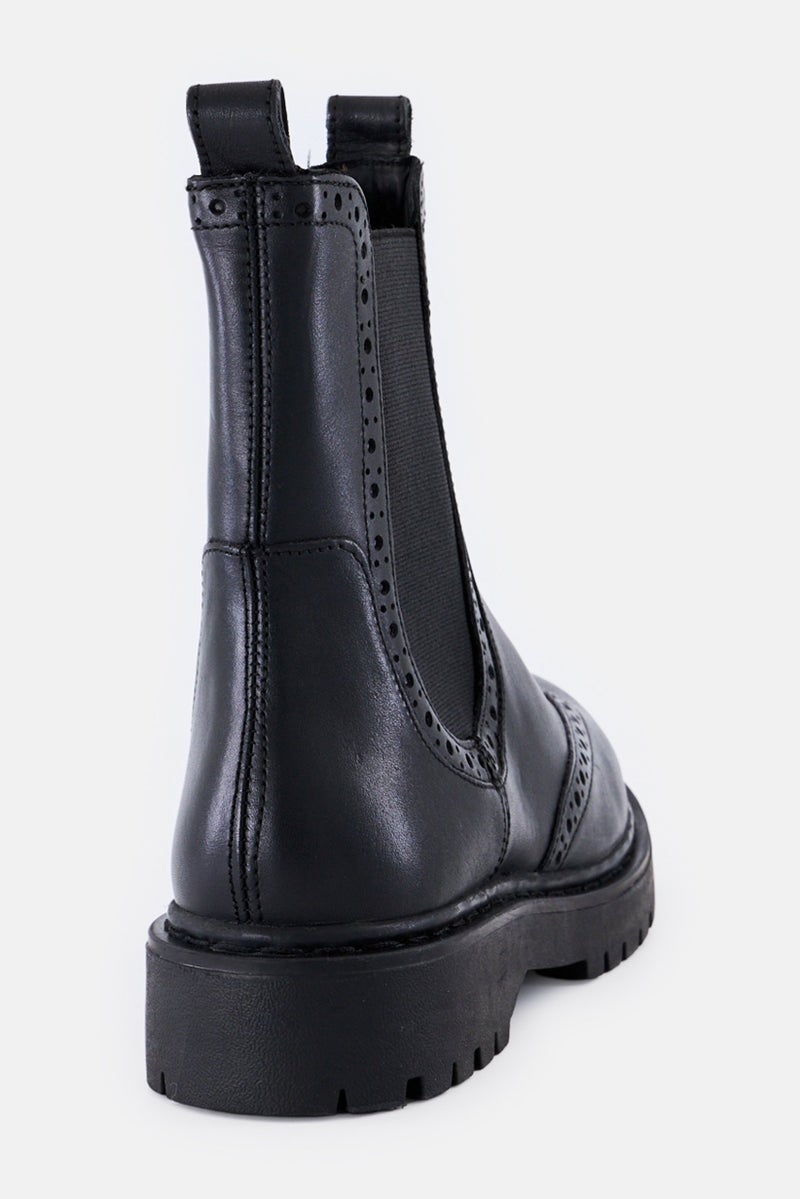 GEOX Women D Bleyze Zipper Closure Ankle Boots, Black - Image 2